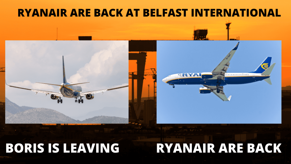 RYANAIR REOPENS BELFAST INTERNATIONAL BASE FROM SUMMER’23 2