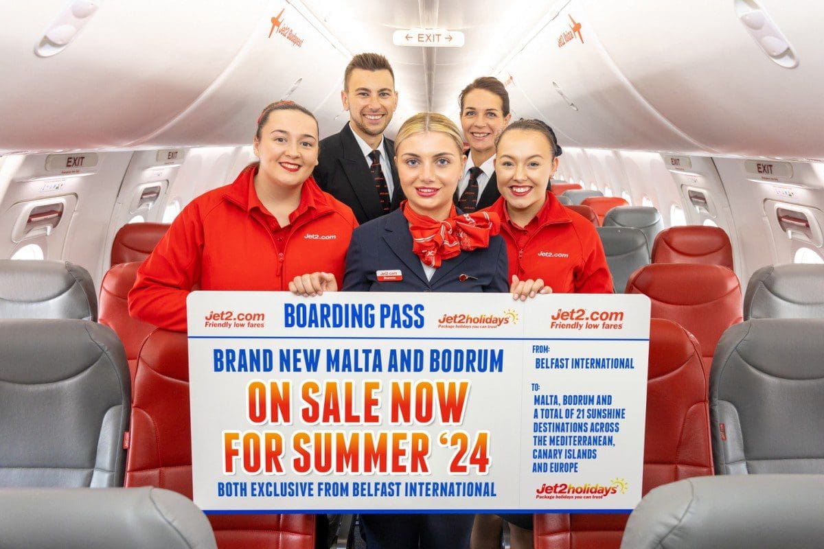 Jet2.com and Jet2holidays announce massive expansion for Summer 24 from Belfast International Airport 3