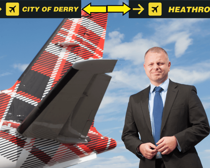 CITY OF DERRY TO GAIN FIRST EVER AIR LINK TO LONDON HEATHROW 8